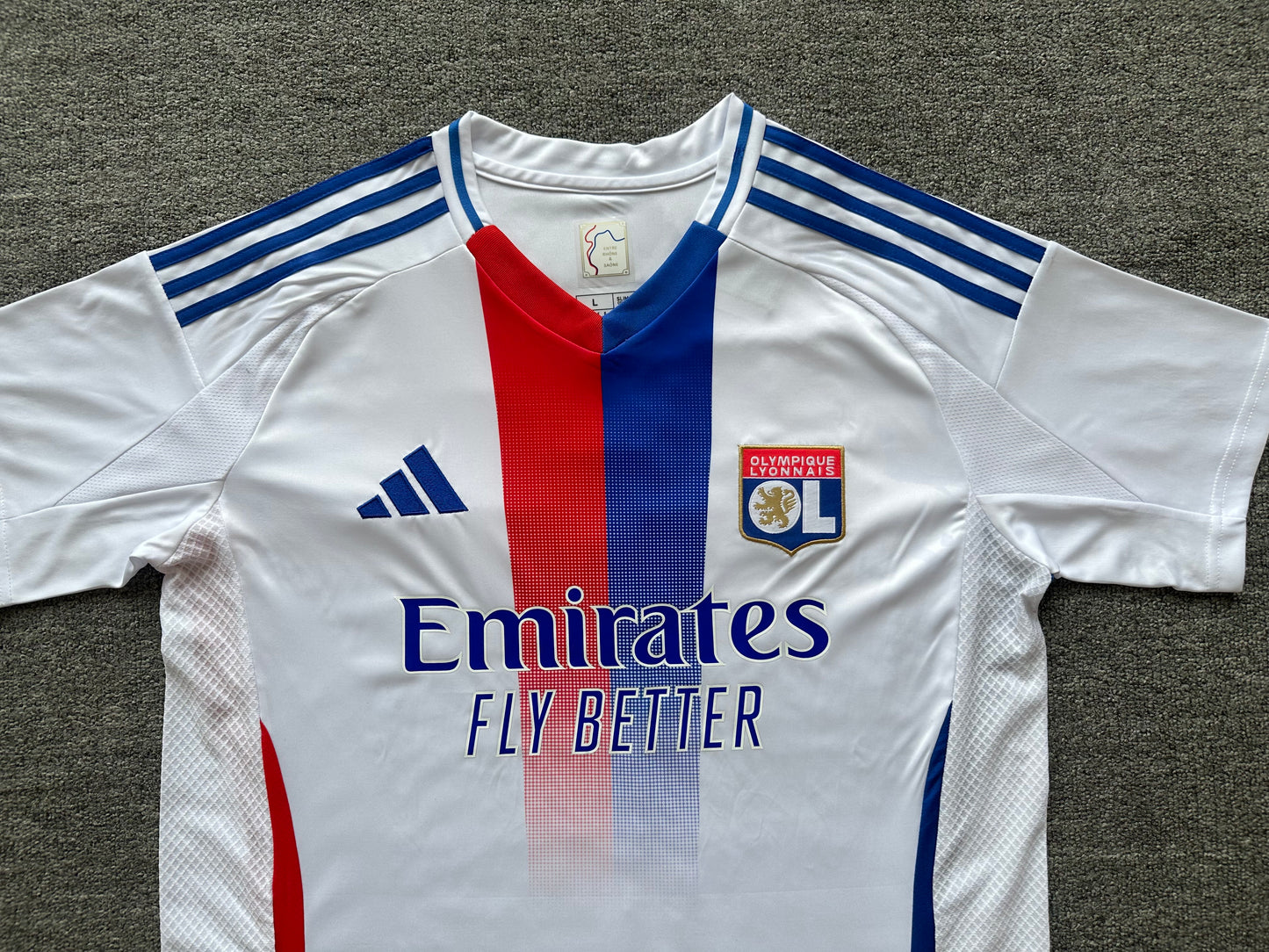 OLYMPIQUE LYONNAIS 2024/25 HOME JERSEY ⚪️🔵🔴